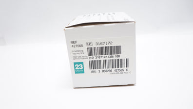 BD 427565 Clay Adams Intramedic Luer-Stub Adapter 23Ga - Box of 100